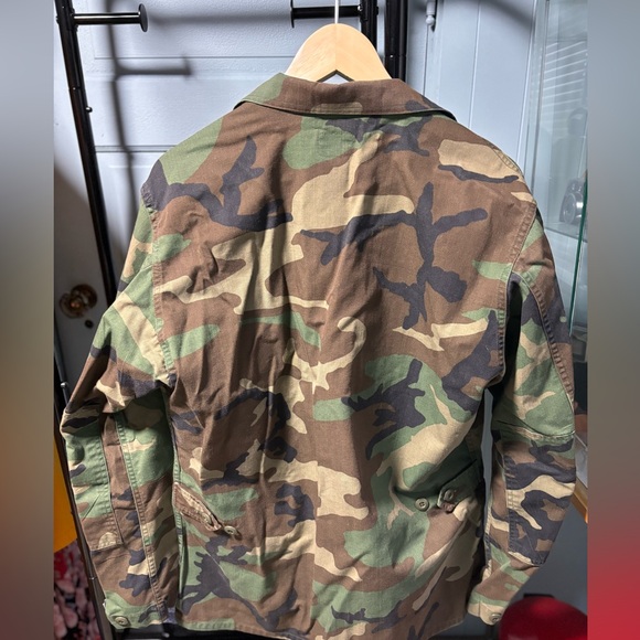 Military surplus Camo jacket Army Combat Fatigue Uniform coat M regular - Picture 3 of 4